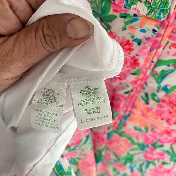 MOVING SALE: Lilly Pulitzer Floral romper dress - Picture 7 of 11